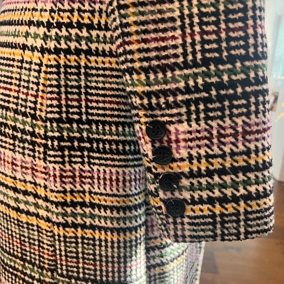 Avec Les Filles Multicolor Plaid Blazer - Picture 6 of 8